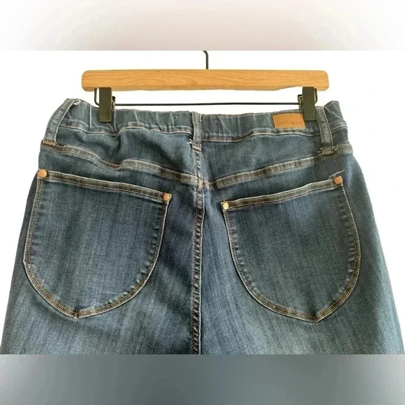 Judy Blue Pull On Skinny Jeans Dark Wash Denim Stretch Size 14W (00882) - Picture 8 of 9